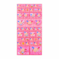 Japan Sanrio Tile Sticker - Usahana : Pink Heart - 2