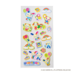 Japan Sanrio Puffy Sticker - Usahana : Balloon