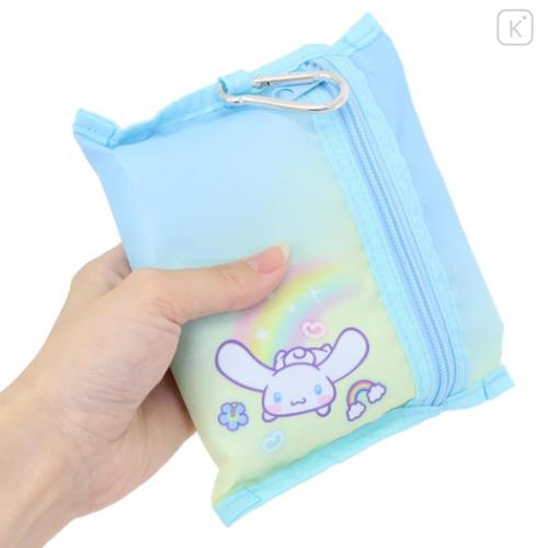 Japan Sanrio Tote Bag With Pouch Carabiner - Cinnamoroll : Heart-pounding Memories Heisei Retro - 5