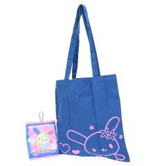 Japan Sanrio Tote Bag With Pouch Carabiner - Usahana : Heart-pounding Memories Heisei Retro