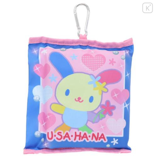 Japan Sanrio Tote Bag With Pouch Carabiner - Usahana : Heart-pounding Memories Heisei Retro - 4
