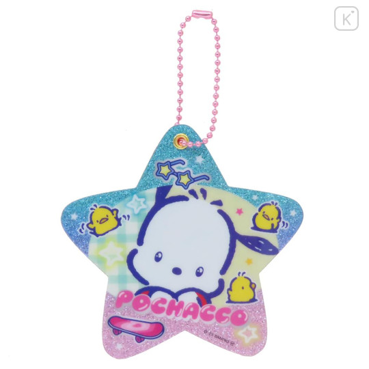 Japan Sanrio Slide Mirror - Pochacco : Heart-pounding Memories Heisei Retro Sparkly - 1