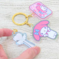 Japan Sanrio Acrylic Keychain 3 Charm - My Melody : Heart-pounding Memories Heisei Retro - 2