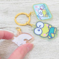 Japan Sanrio Acrylic Keychain 3 Charm - Keroppi : Heart-pounding Memories Heisei Retro - 2