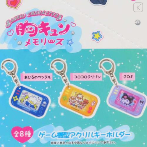Japan Sanrio Secret Acrylic Keychain - Heart-pounding Memories Heisei Retro Game Console Style Blind Box - 5