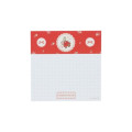 Japan Sanrio Square Memo - Marron Cream : Vintage Retro White - 4