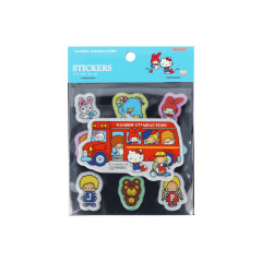 Japan Sanrio Glitter Hologram Sticker Set - Characters New Life Collection