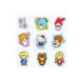 Japan Sanrio Glitter Hologram Sticker Set - Characters New Life Collection - 3
