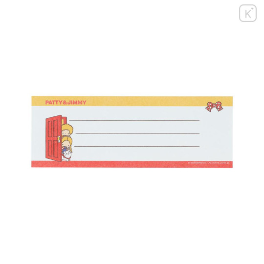 Japan Sanrio Mini Notepad - Patty & Jimmy : Vintage Retro - 2