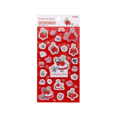 Japan Sanrio Puffy Sticker - Marron Cream : Vintage Retro