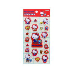 Japan Sanrio Puffy Sticker - Hello Kitty : Vintage Retro