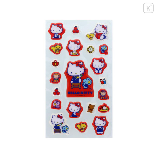 Japan Sanrio Puffy Sticker - Hello Kitty : Vintage Retro - 2