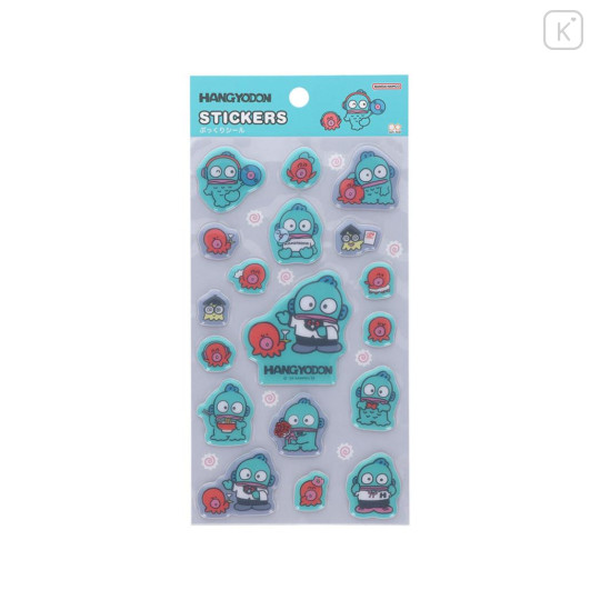 Japan Sanrio Puffy Sticker - Hangyodon : Vintage Retro - 1