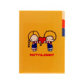Japan Sanrio 3 Pockets A5 Index File - Patty & Jimmy : Vintage Retro - 1