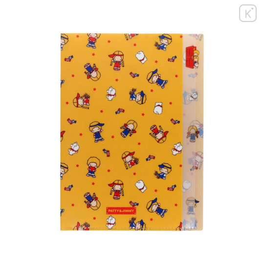 Japan Sanrio 5 Pockets A4 Index Holder - Patty & Jimmy : Vintage Retro - 1
