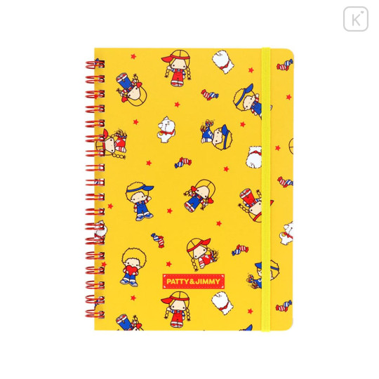 Japan Sanrio B6 Ring Notebook - Patty & Jimmy : Vintage Retro - 1