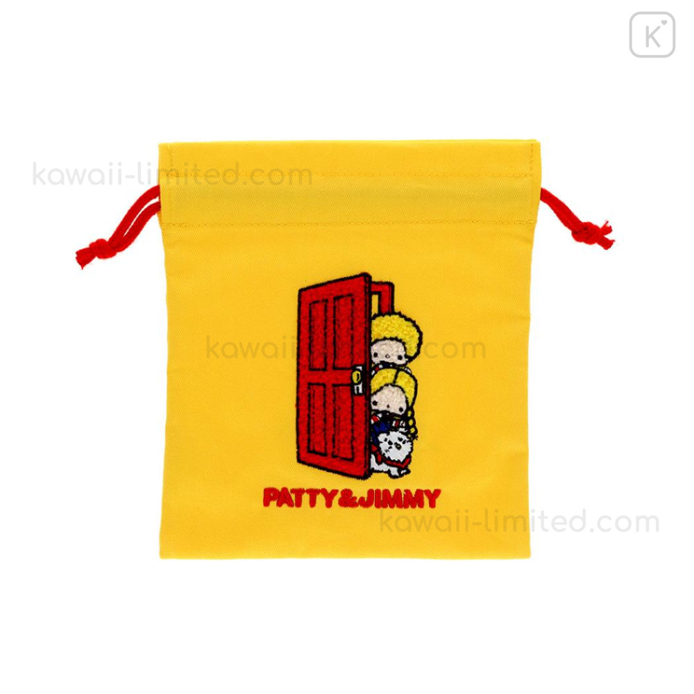 PATTY&JIMMY　 VINTAGE Japan Sanrio Embroidered Drawstring Bag - Patty & Jimmy : Vintage