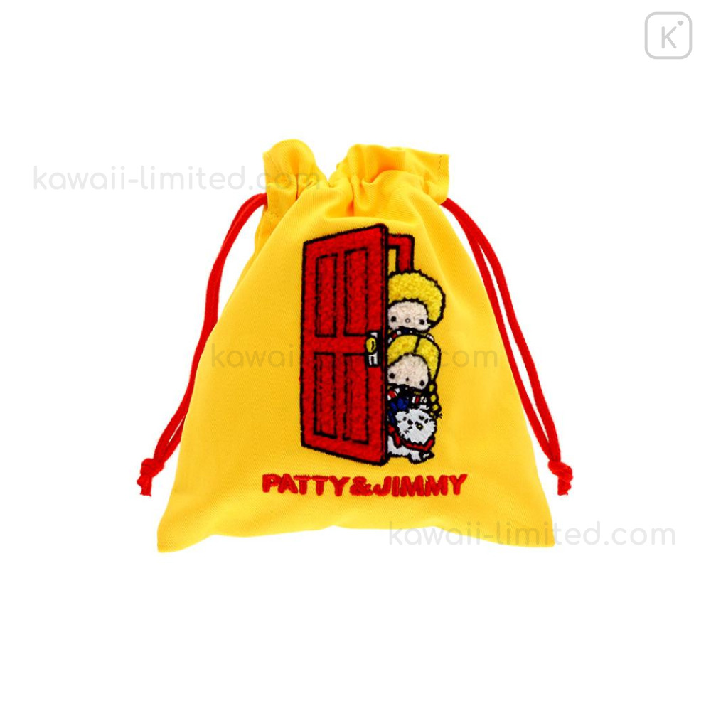 PATTY&JIMMY　 VINTAGE Japan Sanrio Embroidered Drawstring Bag - Patty & Jimmy : Vintage