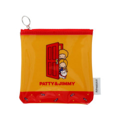 Japan Sanrio Flat Mini Pouch - Patty & Jimmy : Vintage Retro