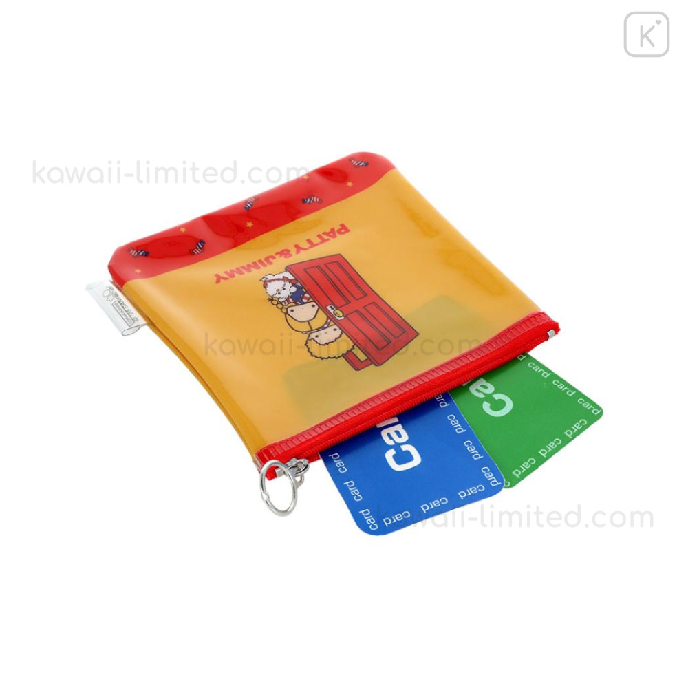 Japan Sanrio Flat Mini Pouch - Patty & Jimmy : Vintage Retro