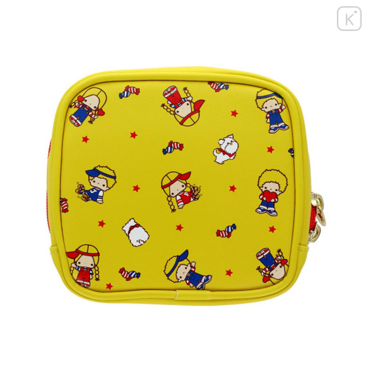 Japan Sanrio Square Cosmetic Pouch - Patty & Jimmy : Vintage Retro - 2