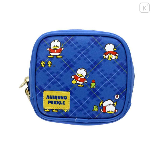 Japan Sanrio Square Cosmetic Pouch - Pekkle : Vintage Retro - 1