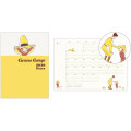Japan Curious George A5 Planner Monthly Schedule Book - 2026 - 2