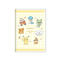 Japan Pokemon B6 Planner Monthly Schedule Book - Characters Yellow 2026