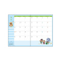 Japan Anpanman B6 Planner Monthly Schedule Book - Rainbow Blue Sky 2026 - 2