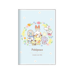 Japan Pokemon B7 Planner Monthly Schedule Book - Pokepeace Blue 2026