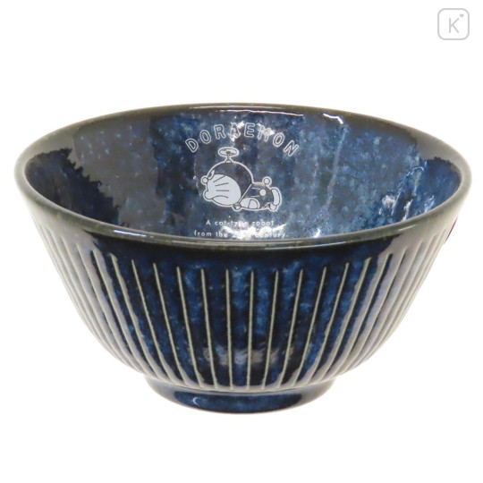Japan Doraemon Porcelain Tea Bowl - Doraemon : Navy - 1