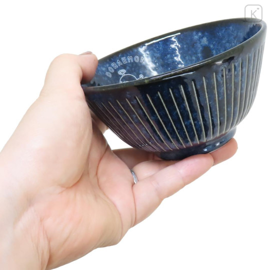 Japan Doraemon Porcelain Tea Bowl - Doraemon : Navy - 3