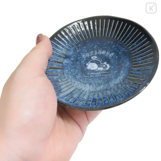 Japan Doraemon Porcelain Small Plate - Doraemon : Navy - 2