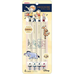 Japan Disney Sarasa Nano Gel Pen Set - Winnie the Pooh