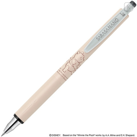 Japan Disney Sarasa Nano Gel Pen - Pooh : Hunny - 1