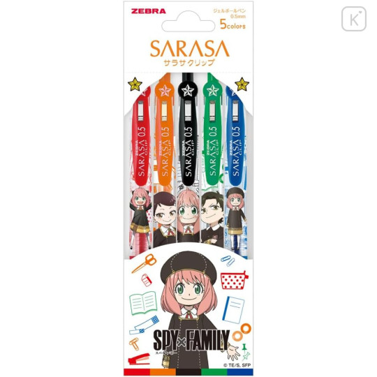 Japan Spy×Family Sarasa Clip Gel Pen Set - 1
