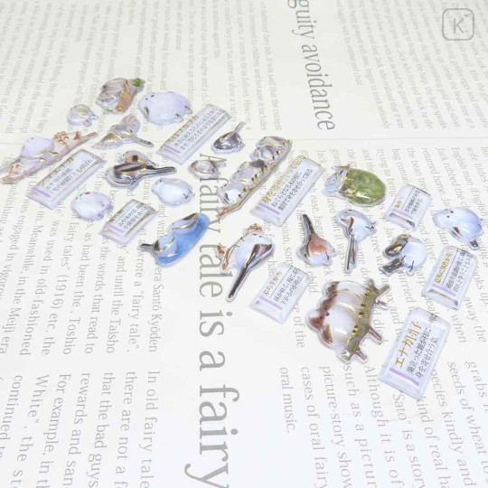 Japan Kamio 3D Picture Book Sticker - Long-tailed Tit - 2