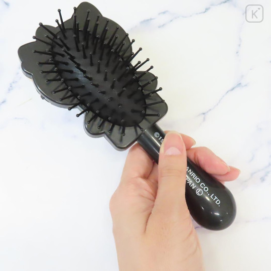 Japan Sanrio Hair Brush - Hello Kitty : Leopard Brown Black - 2