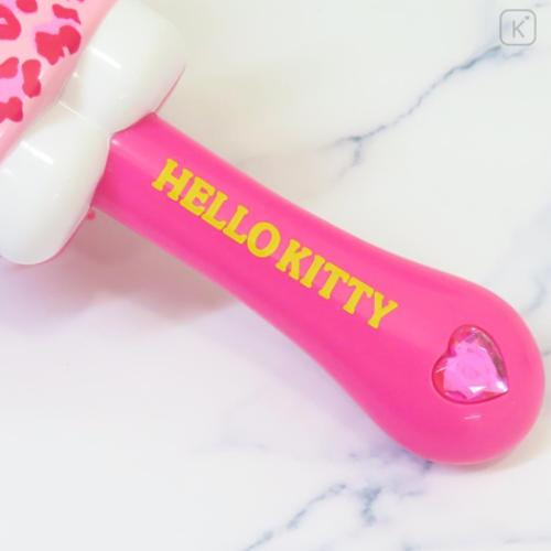 Japan Sanrio Hair Brush - Hello Kitty : Leopard Pink - 4