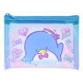 Japan Sanrio Clear Flat Mini Pouch - Tuxedosam : Heart-pounding Memories Heisei Retro - 1