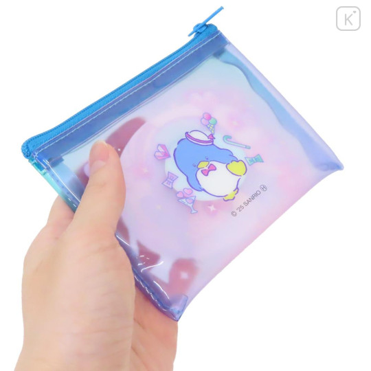 Japan Sanrio Clear Flat Mini Pouch - Tuxedosam : Heart-pounding Memories Heisei Retro - 2