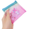 Japan Sanrio Clear Flat Mini Pouch - My Melody : Heart-pounding Memories Heisei Retro - 2