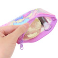 Japan Sanrio Clear Flat Mini Pouch - Little Twin Stars : Heart-pounding Memories Heisei Retro - 3
