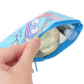 Japan Sanrio Clear Flat Mini Pouch - Hangyodon : Heart-pounding Memories Heisei Retro - 3