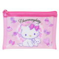 Japan Sanrio Clear Flat Mini Pouch - Charmmy Kitty : Heart-pounding Memories Heisei Retro - 1