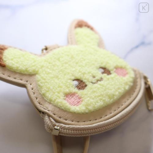 Japan Pokemon Die-cut Mini Pouch with Bag Charm - Pikachu : Pokepeace - 4
