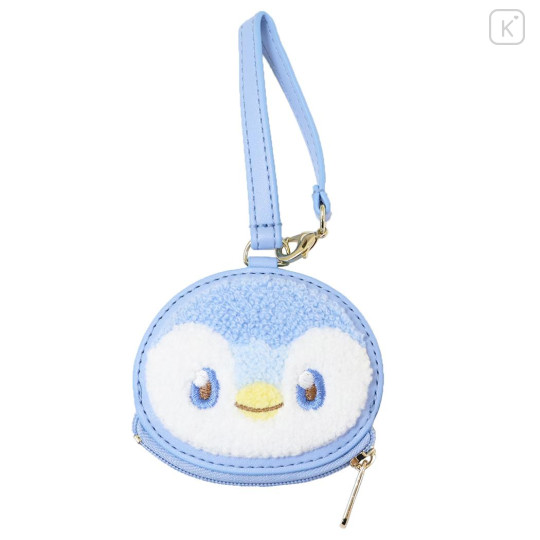 Japan Pokemon Die-cut Mini Pouch with Bag Charm - Piplup : Pokepeace - 1
