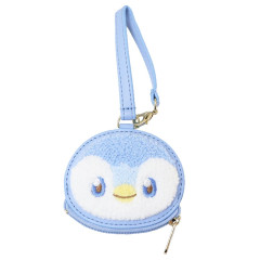 Japan Pokemon Die-cut Mini Pouch with Bag Charm - Piplup : Pokepeace