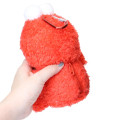 Japan Sesame Street Mini Plush Pouch with Carabiner - Elmo - 2