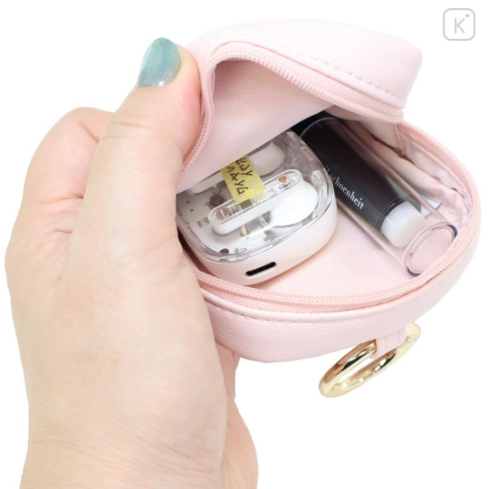 Japan Sanrio Mini Pouch with Carabiner - My Melody : 50th Anniversary Frill - 3